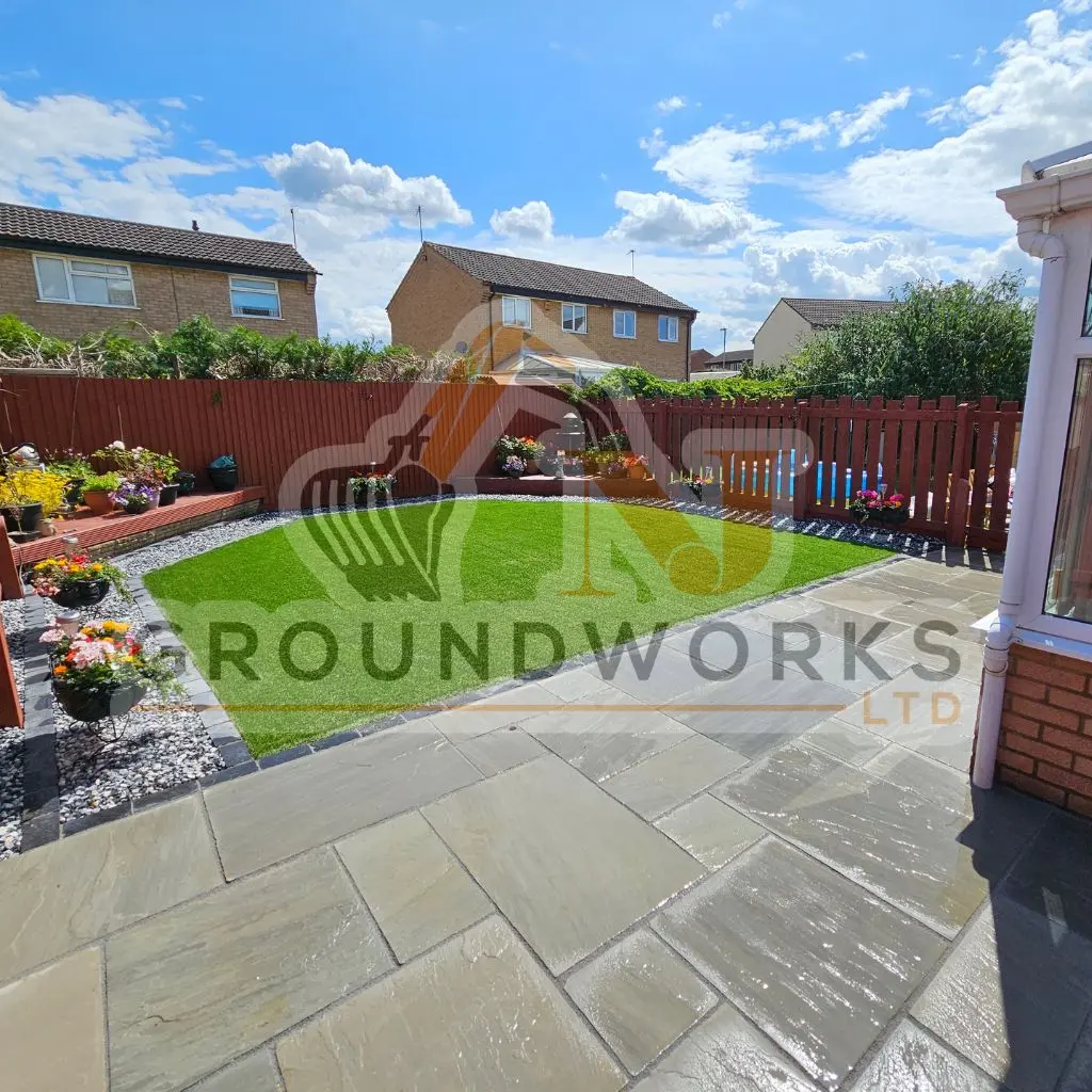 NJ groundworks porcelain patio paving slabs peterborough natural patio sandstone mix pack cheap block garden transformation cheap landscaping