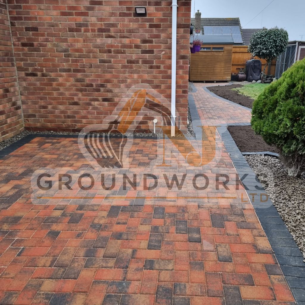 NJ groundworks porcelain patio paving slabs peterborough natural patio sandstone mix pack cheap block garden transformation cheap landscaping