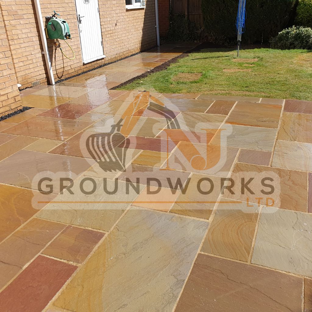 NJ groundworks porcelain patio paving slabs peterborough natural patio sandstone mix pack cheap block garden transformation cheap landscaping