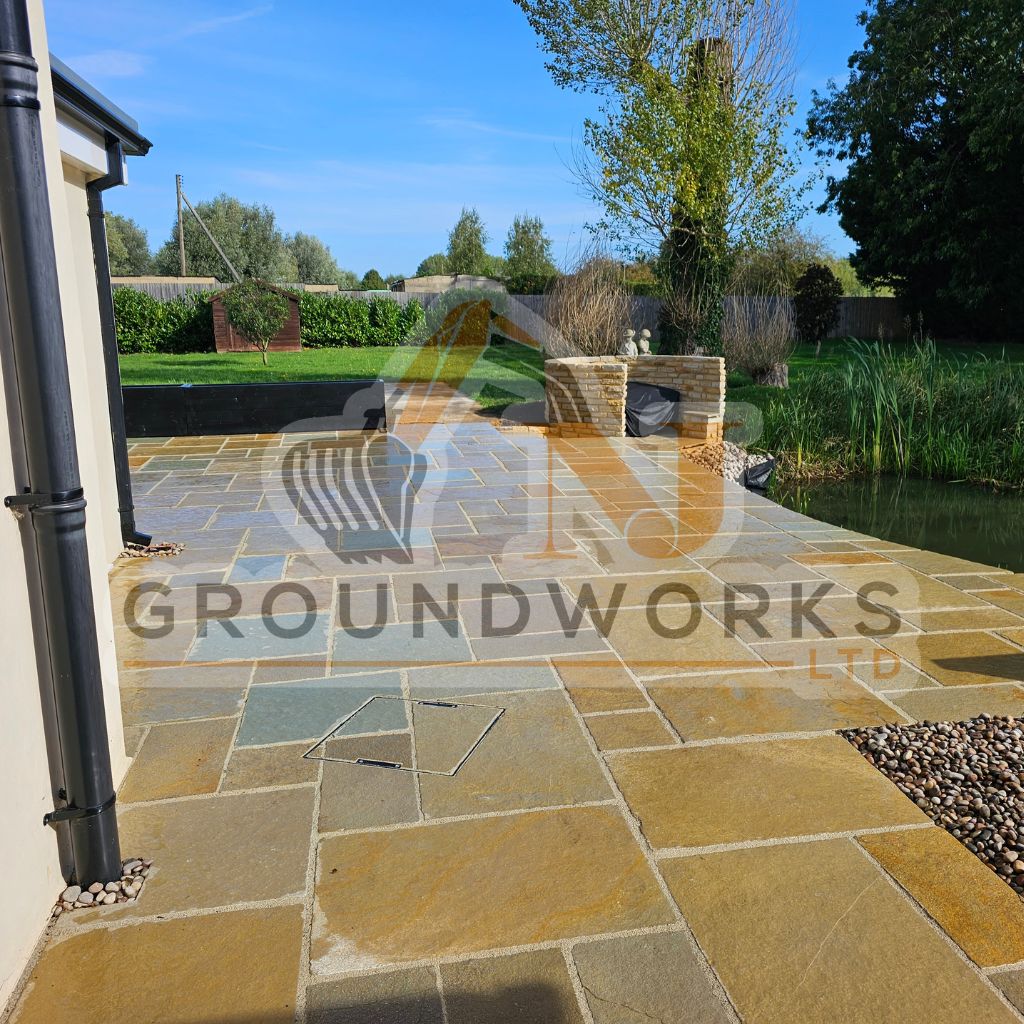 NJ groundworks porcelain patio paving slabs peterborough natural patio sandstone mix pack cheap block garden transformation cheap landscaping