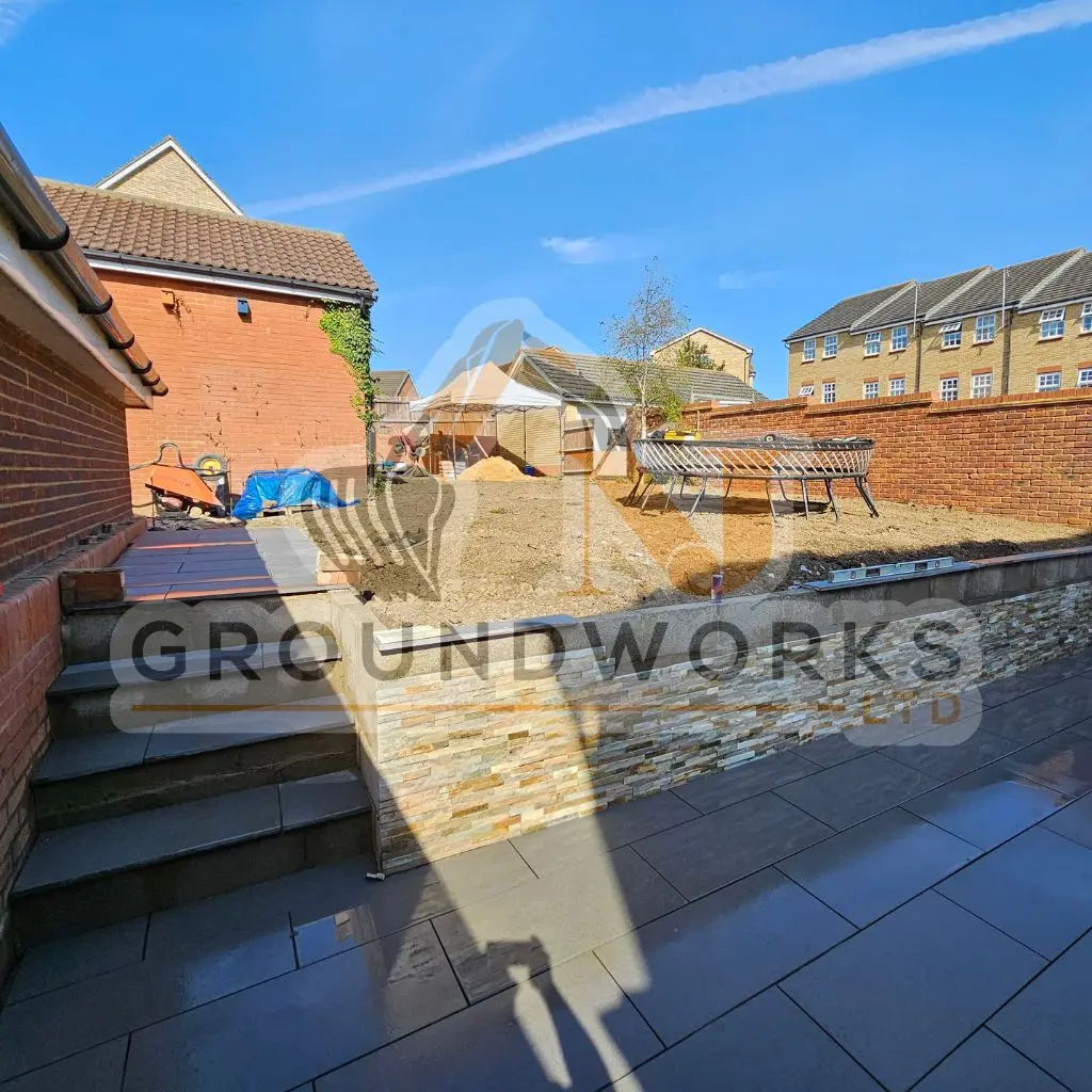 NJ groundworks porcelain patio paving slabs peterborough natural patio sandstone mix pack cheap block garden transformation cheap landscaping