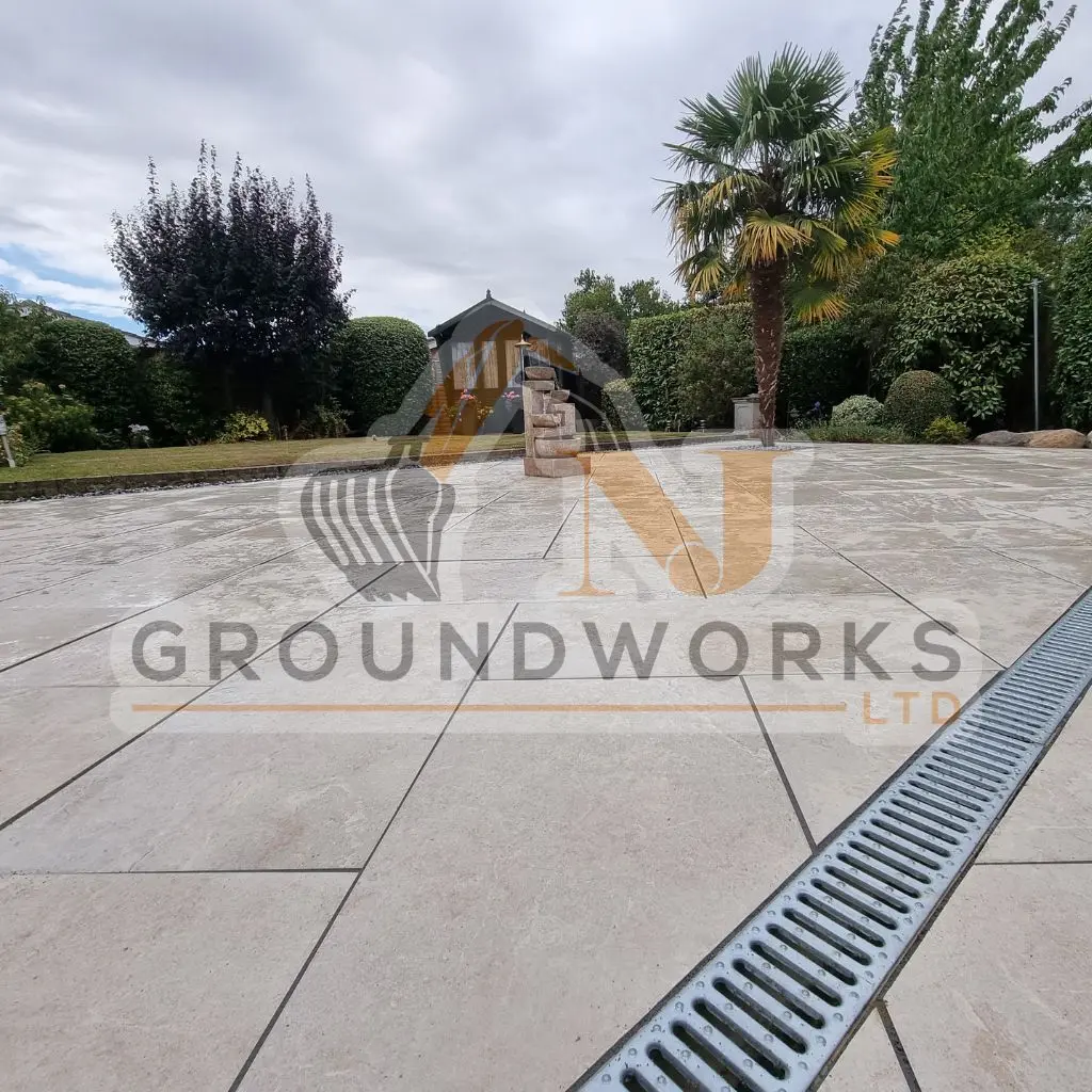 NJ groundworks porcelain patio paving slabs peterborough natural patio sandstone mix pack cheap block garden transformation cheap landscaping