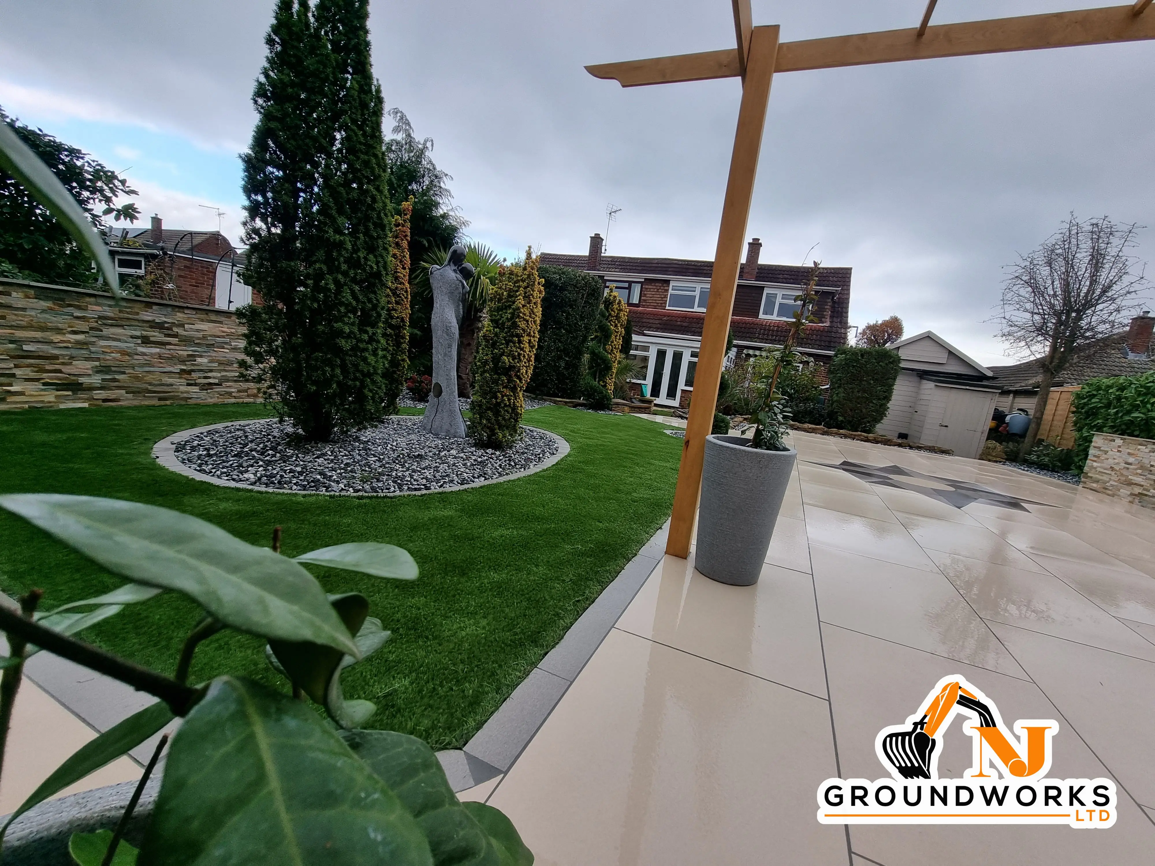 NJ groundworks porcelain patio paving slabs peterborough natural patio sandstone mix pack cheap block garden transformation cheap landscaping