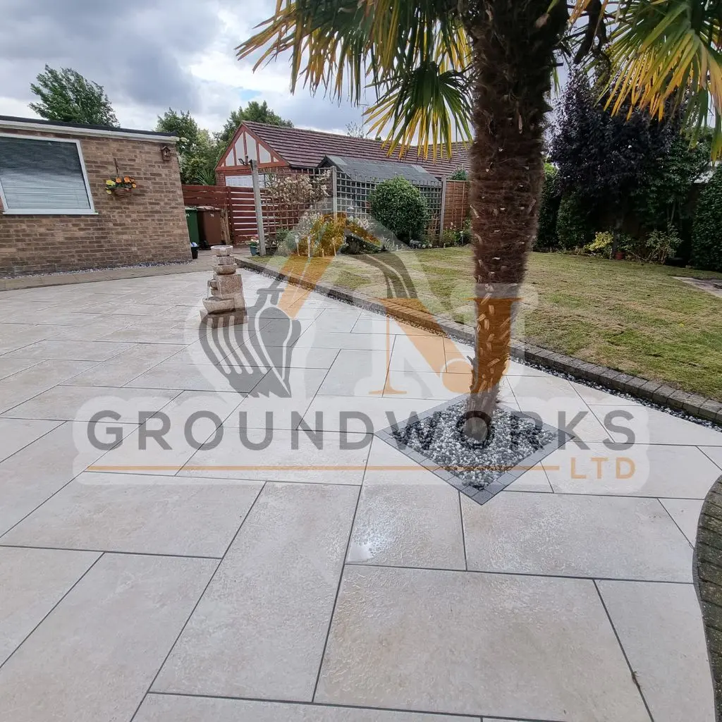 NJ groundworks porcelain patio paving slabs peterborough natural patio sandstone mix pack cheap block garden transformation cheap landscaping