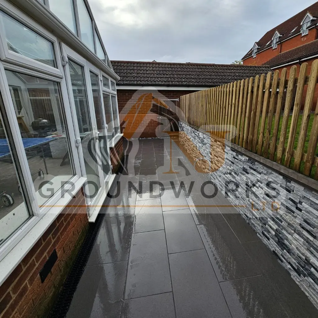 NJ groundworks porcelain patio paving slabs peterborough natural patio sandstone mix pack cheap block garden transformation cheap landscaping