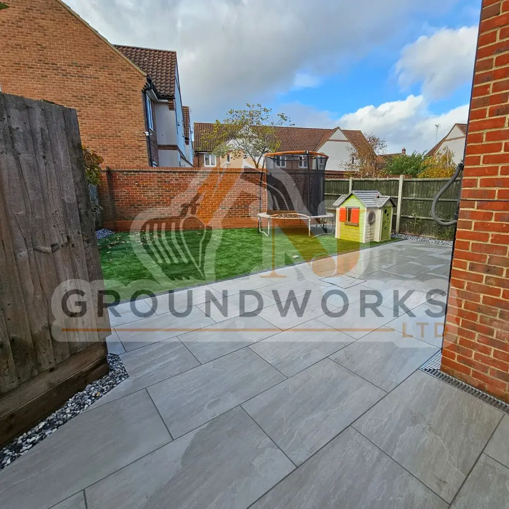 NJ groundworks porcelain patio paving slabs peterborough natural patio sandstone mix pack cheap block garden transformation cheap landscaping