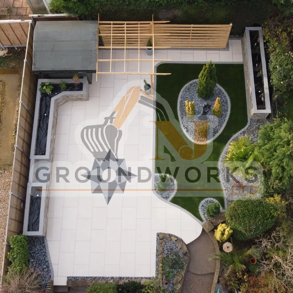 NJ groundworks porcelain patio paving slabs peterborough natural patio sandstone mix pack cheap block garden transformation cheap landscaping