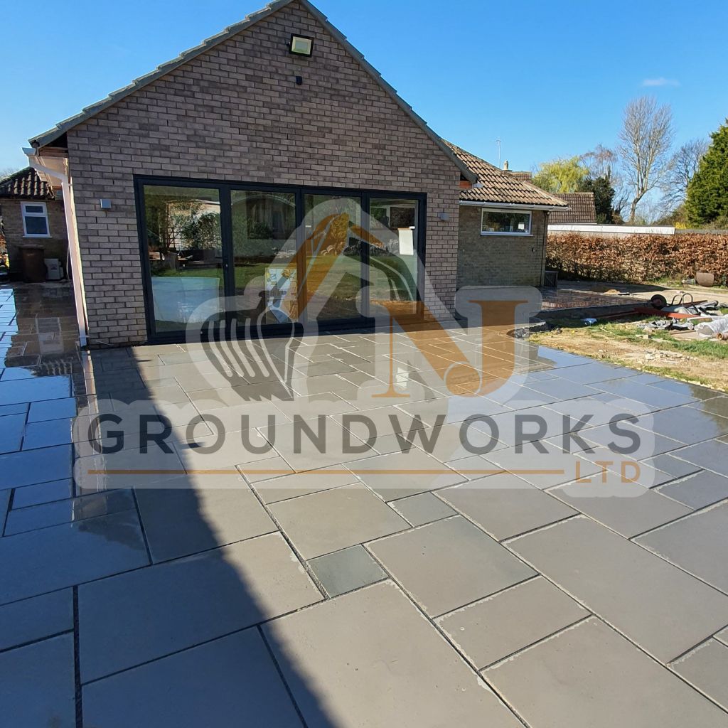 NJ groundworks porcelain patio paving slabs peterborough natural patio sandstone mix pack cheap block garden transformation cheap landscaping